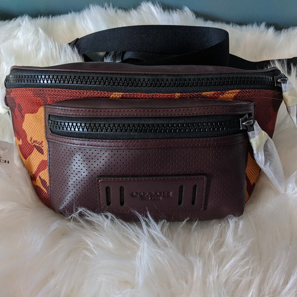 Coach Terrain Belt Bag in Camo - NWT